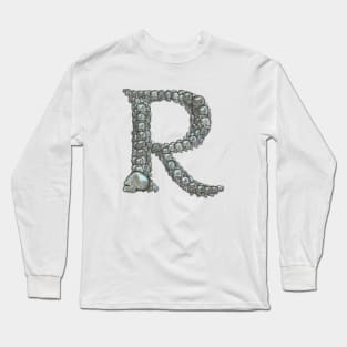 Skull Alphabet R Long Sleeve T-Shirt